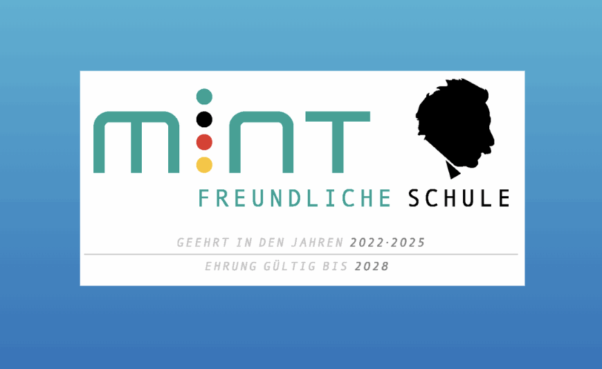 Albert-Einstein-Gymnasium Maintal als MINT-Schule gewürdigt