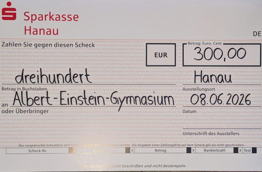 Albert-Einstein-Gymnasium holt den zweiten Platz beim Nachhaltigkeitspreis Hanau 2026  für den Schulgarten