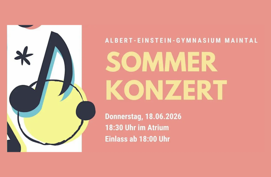 Einladung zum Sommerkonzert am 18.06.2026